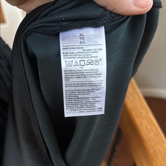 Old Navy Elegant Black Halter Maxi Dress tie neck back elastic flowy evening - Picture 6 of 6